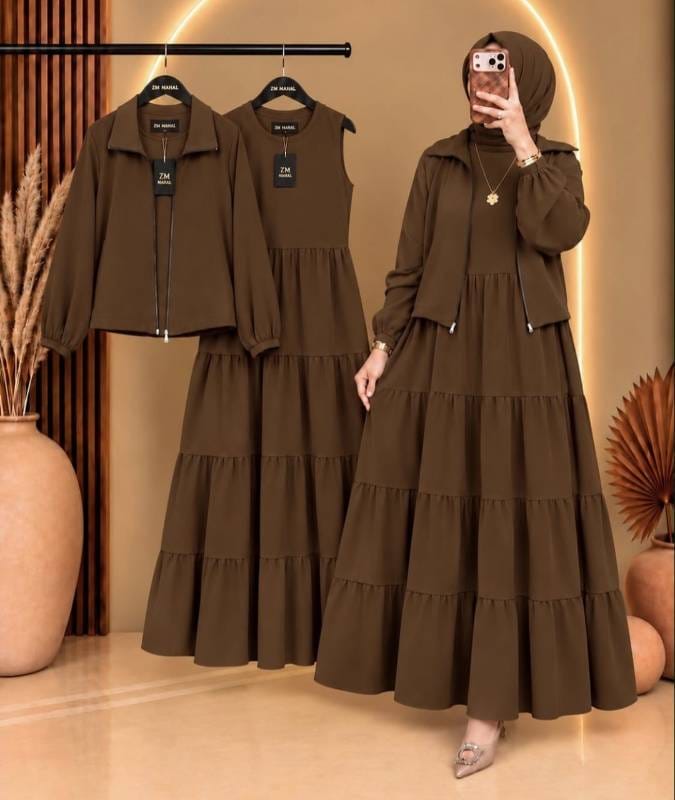 zipper shirt Gown